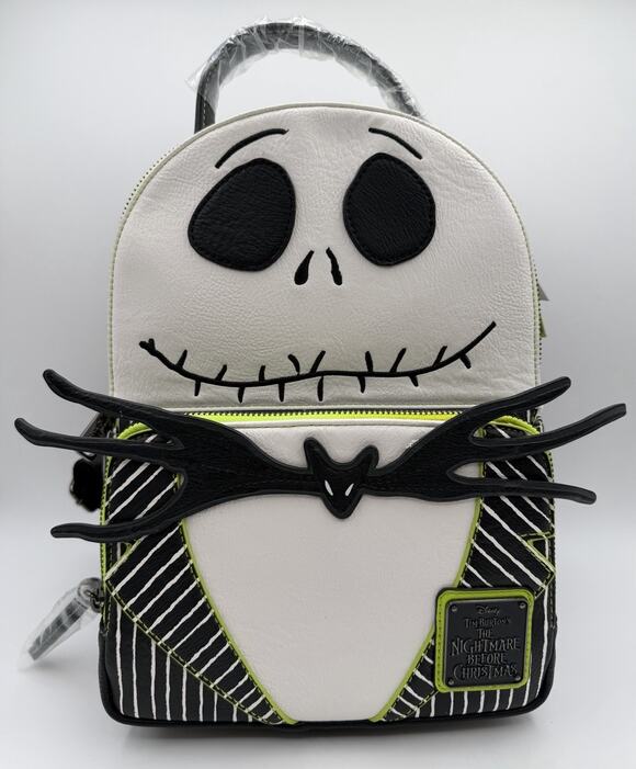 Loungefly Disney Jack Skellington Mini Backpack Nightmare Before Christmas *Read main image 12